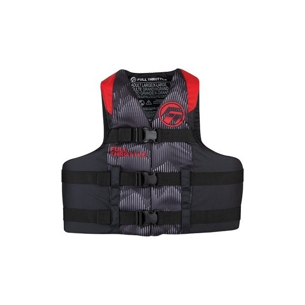 Full Throttle Vest-L/Xl Red Nylon, No 112200-100-050-22 112200-100-050-22 - main